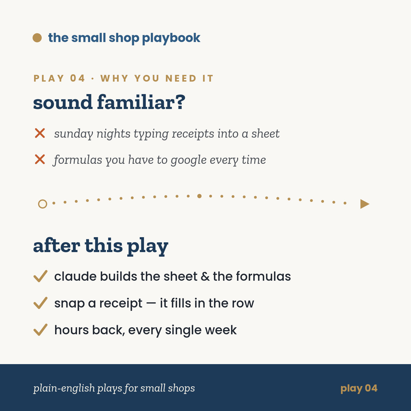 play 04 · spreadsheets that fill themselves