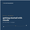 play 01 · getting started with claude