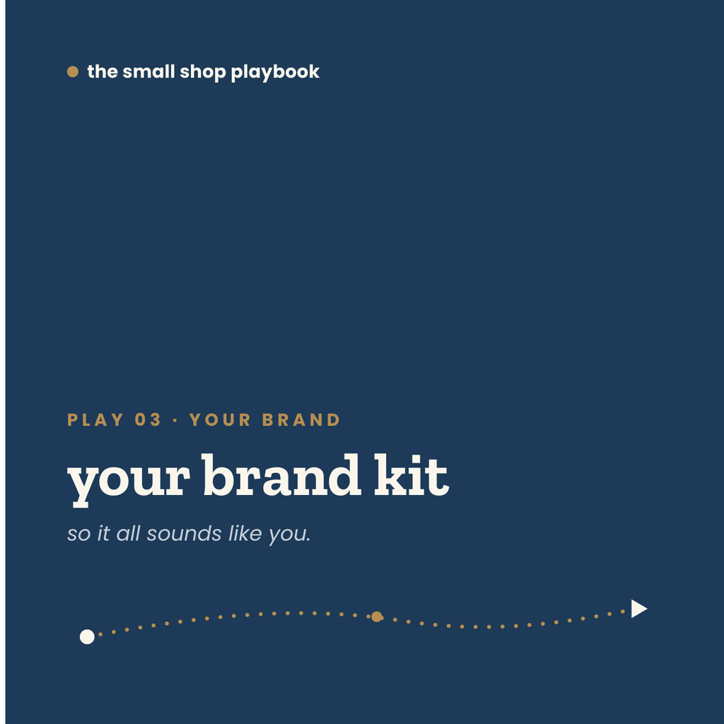 play 03 · your brand kit