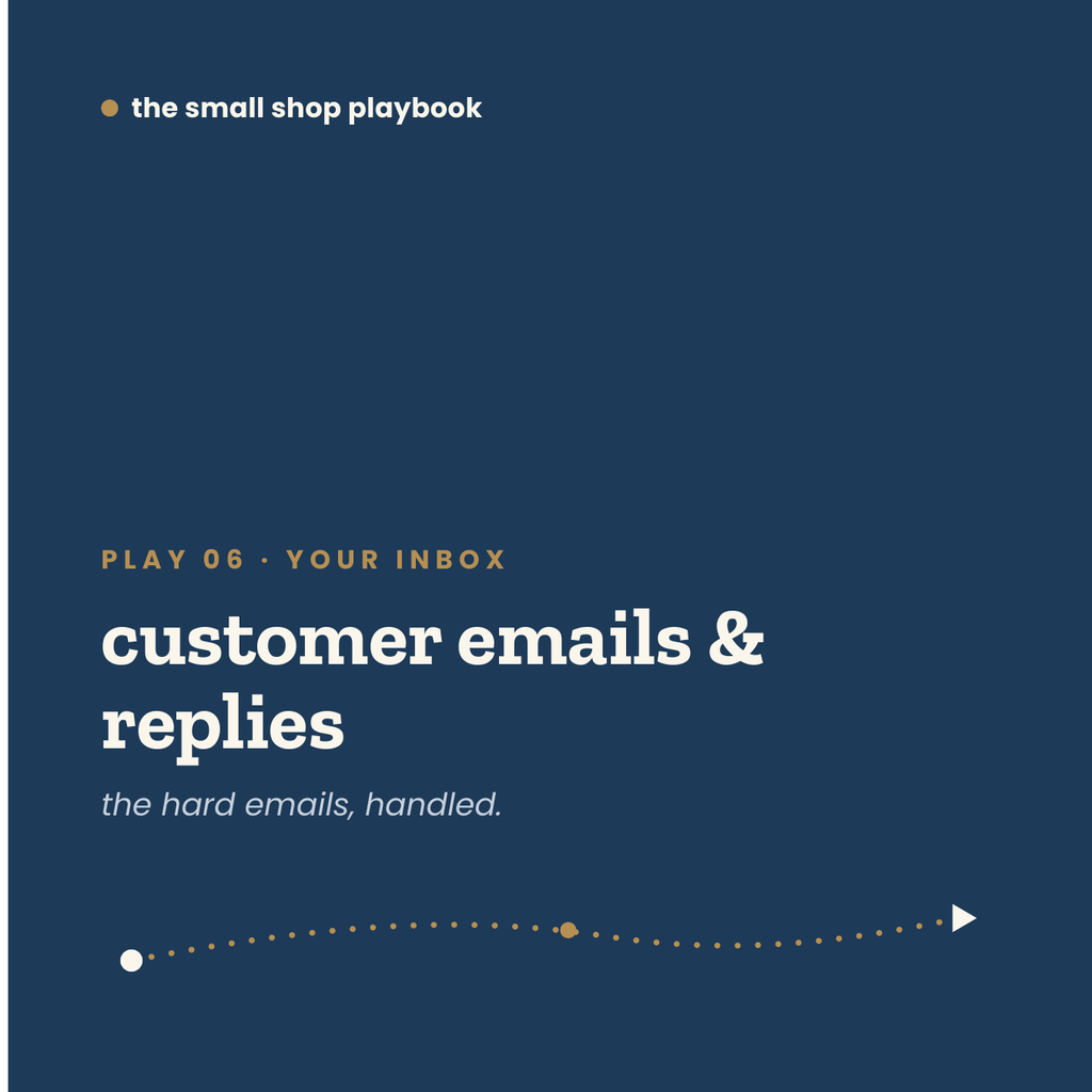 play 06 · customer emails & replies