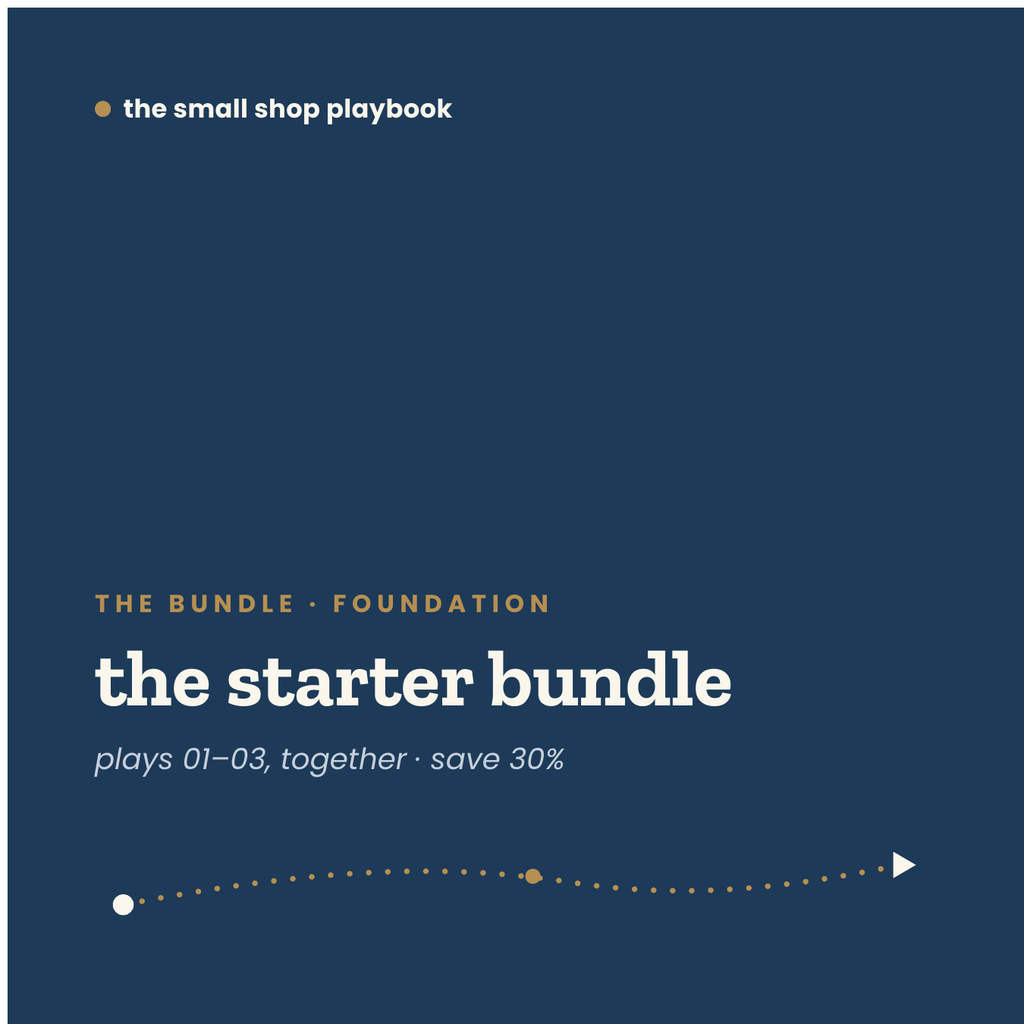 the starter bundle · plays 01–03
